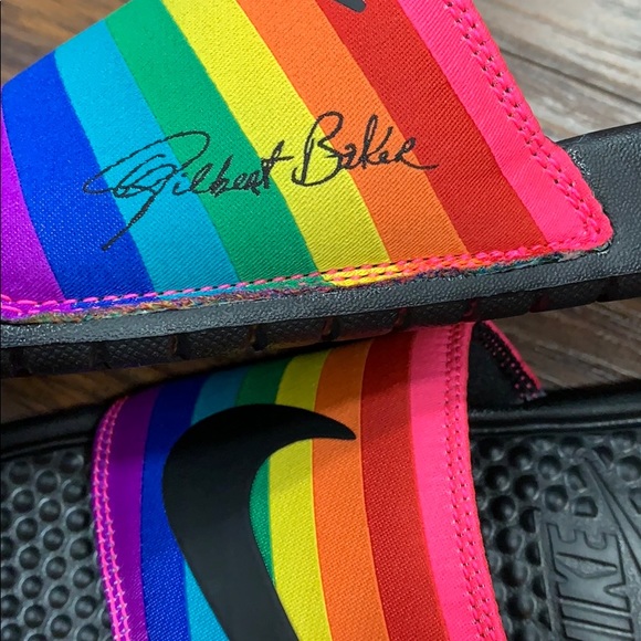 NIKE BENASSI JDI BETRUE Black/Black-Multi-… - Picture 15 of 16